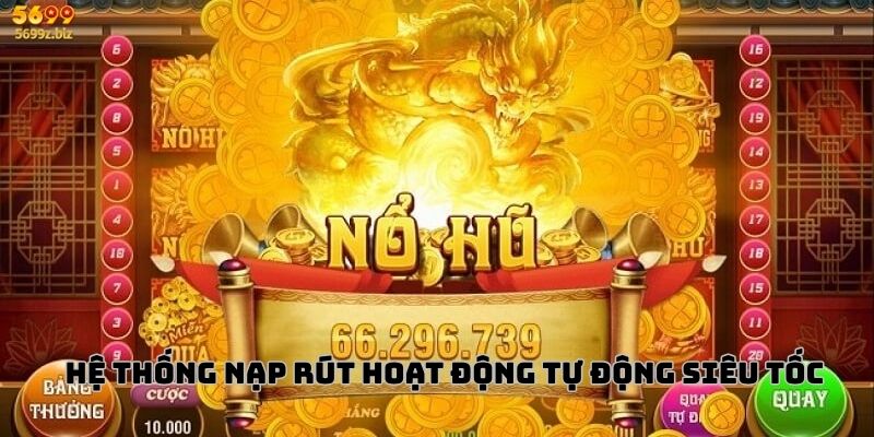 Hệ thống nạp rút hoạt động tự động siêu tốc